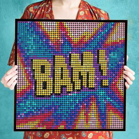 Transform Any Photo into a Shimmering Sequin Mosaic