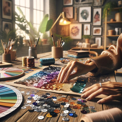 Therapeutic Benefits of Creating with Sequins