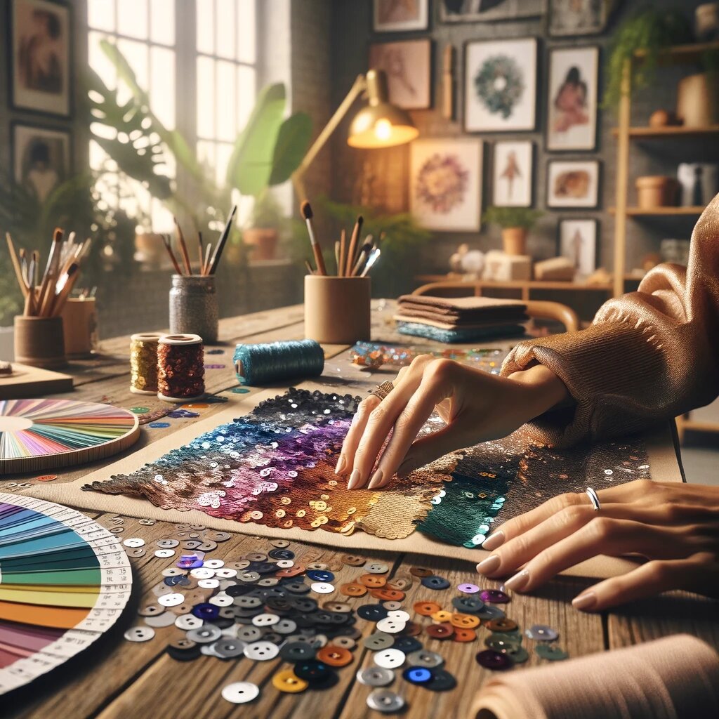 Therapeutic Benefits of Creating with Sequins